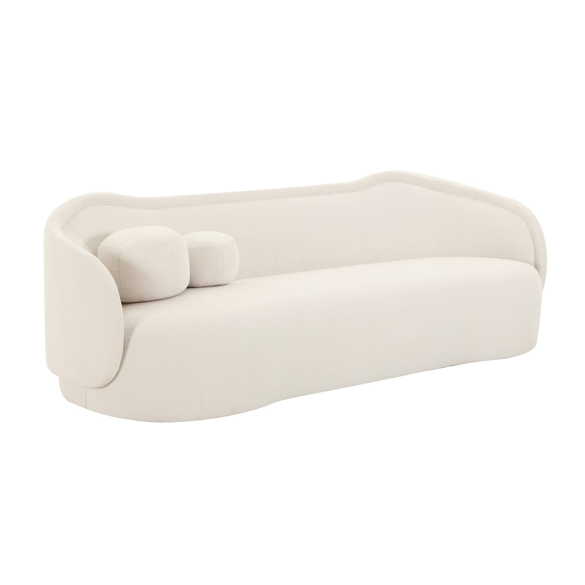 Circe 93" Sofa - Cream - Image 3