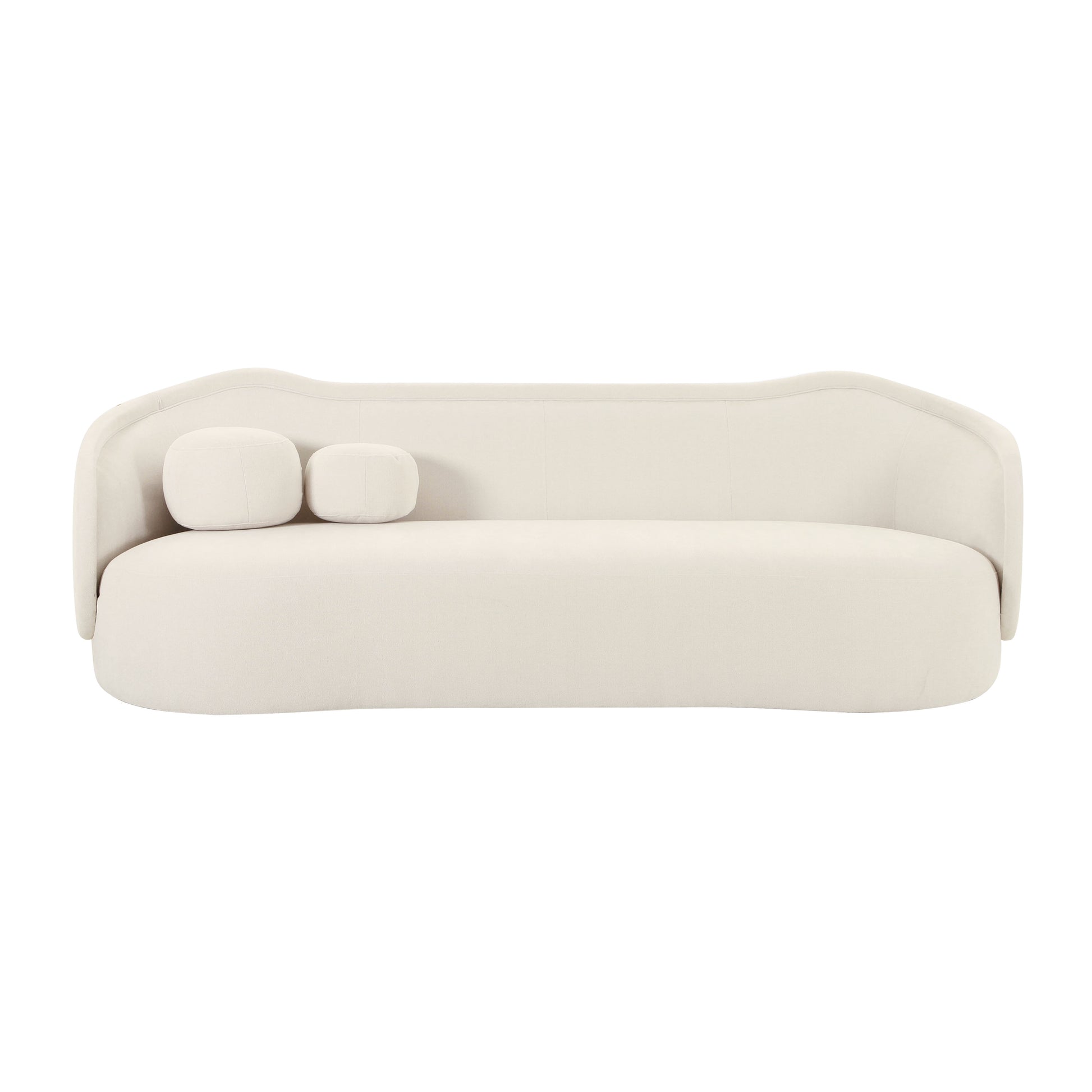 Circe 93" Sofa - Cream - Image 1