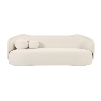 Circe 92.5" Performance Textured Velvet Sofa - Image 1