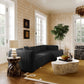 Tarra 86" Modular Loveseat - Black - Image 2