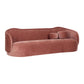 Circe 93" Sofa - Mauve - Image 3
