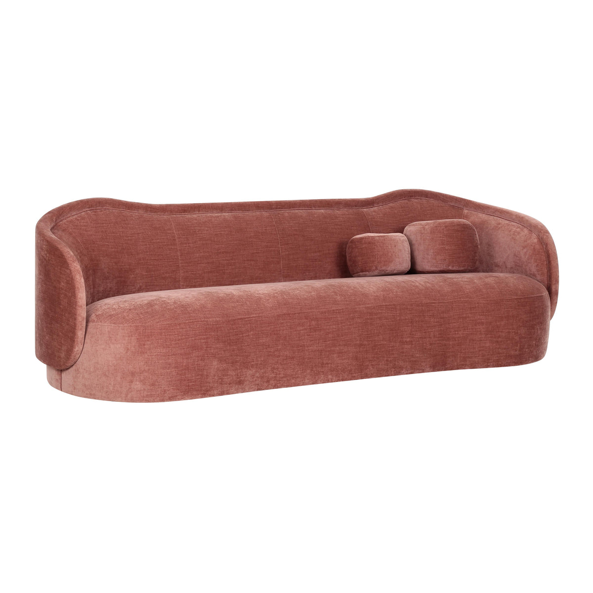 Circe 93" Sofa - Mauve - Image 3