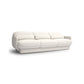 Azalea 90.5" Performance Velvet Sofa - Cream - Image 3