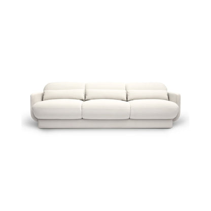 Azalea 90.5" Performance Velvet Sofa - Cream - Image 1