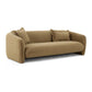 Test Lou 91" Performance Cafe Au Lait Velvet Sofa - Image 1
