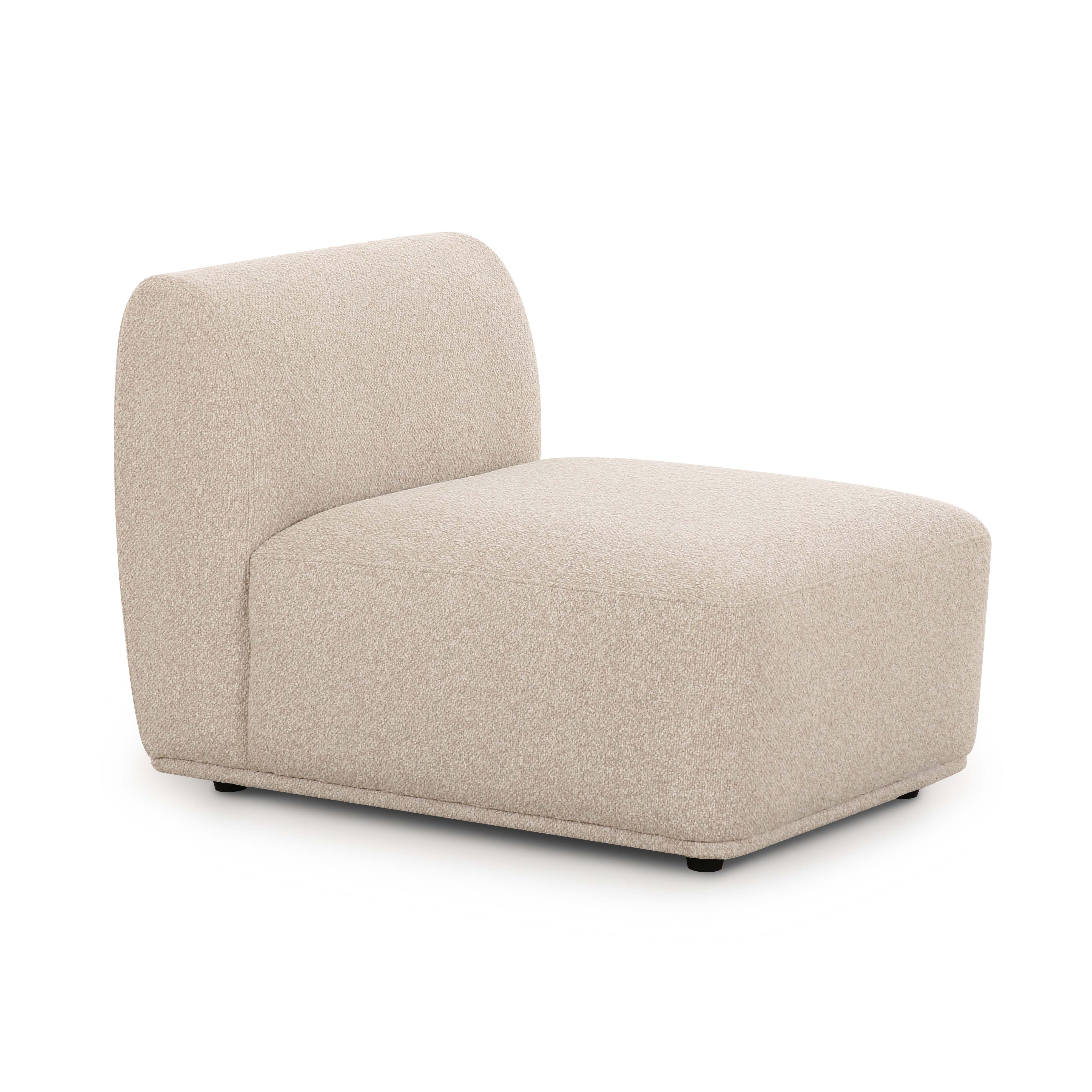 Sylvie Cream Performance Boucle Corner Chair | TOV Furniture