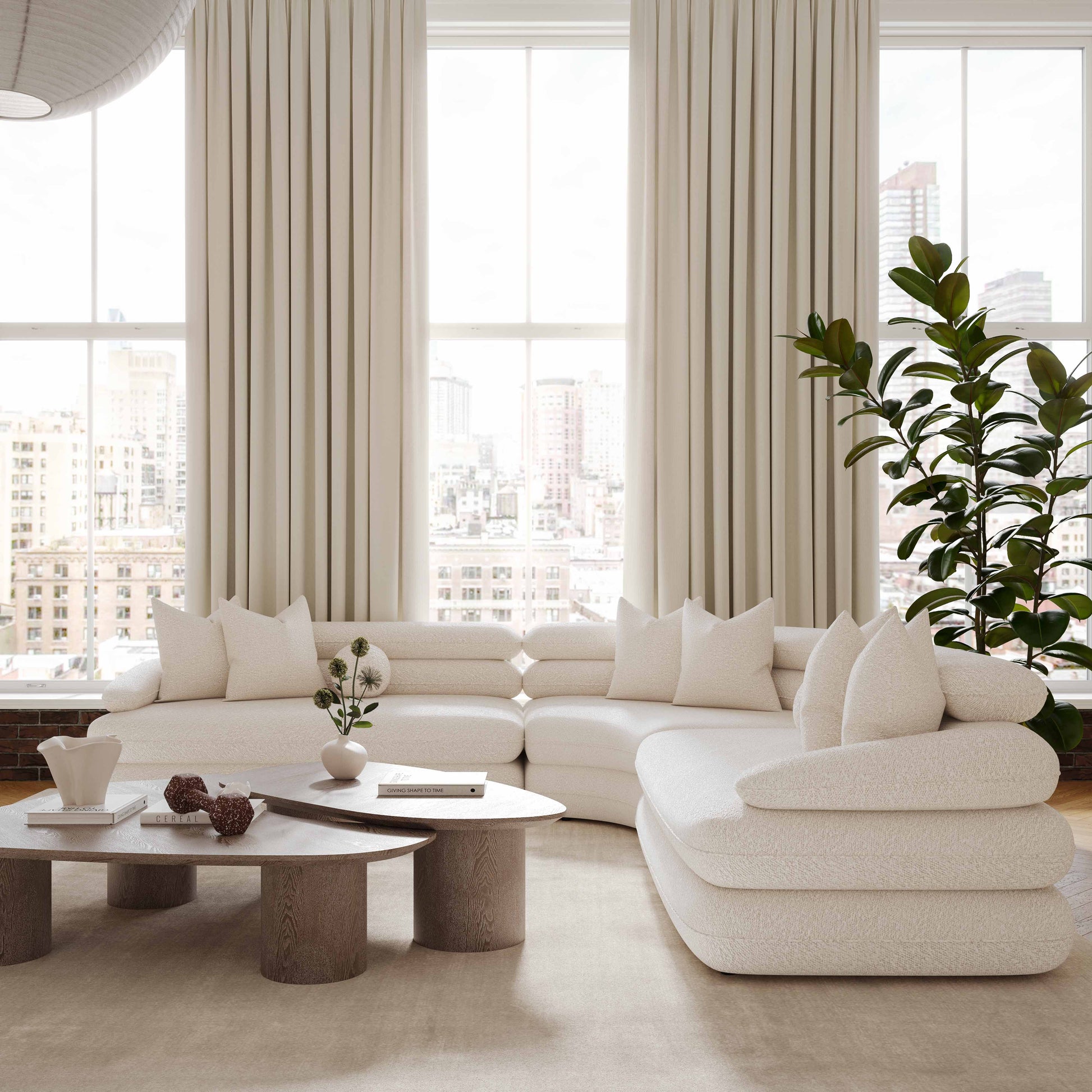 Lulu Modular Curved Sectional