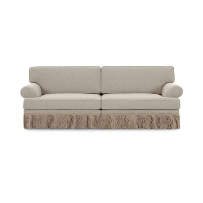 Yvette 92" Warm Grey Performance Boucle Sofa - Default Title - Image 2