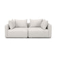 Hangover 81" Modular Loveseat - Ivory - Image 2