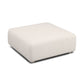 Hangover Contract-Grade Textured Fabric Ottoman - Cream - Image 4