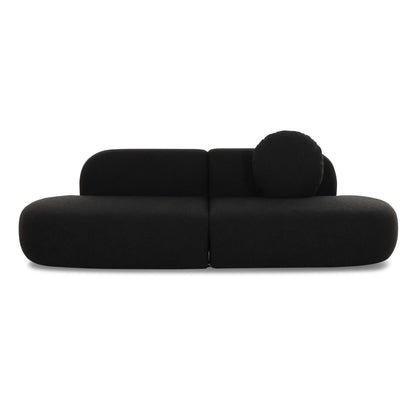 Broohah 94" Performance Fabric Sofa - Black - Image 1