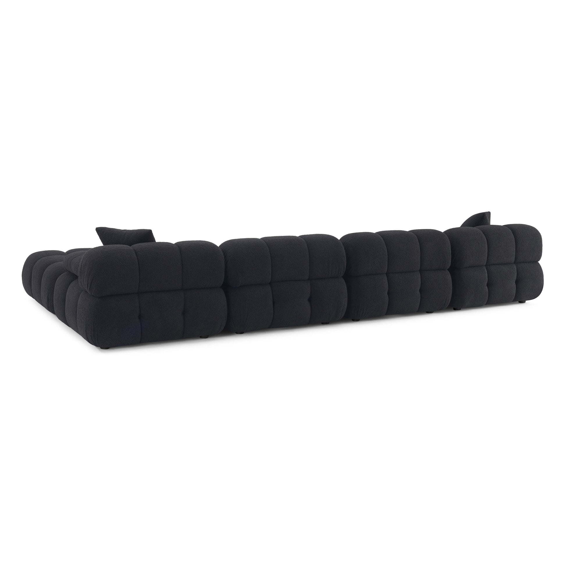 Calliope 6-piece Performance Modular U-Sectional - Black - Image 4