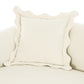 Lou 91" Performance Velvet Sofa - Cream - Image 5