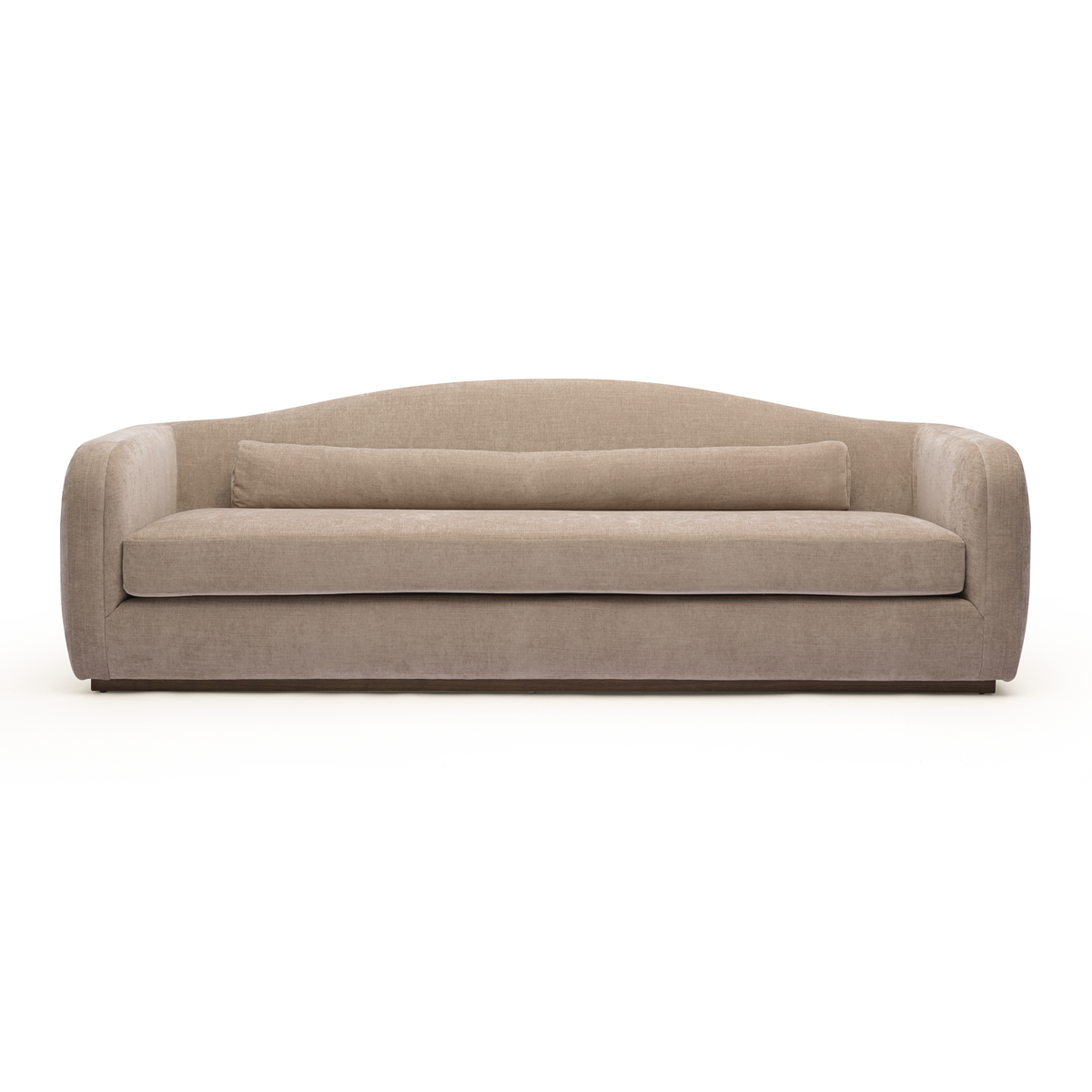 Camille 99" Sofa - Stone - Image 1
