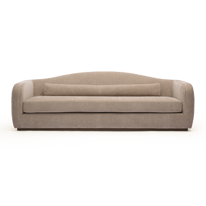 Camille 99" Sofa - Stone - Image 1