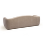 Camille 99" Sofa - Stone - Image 5