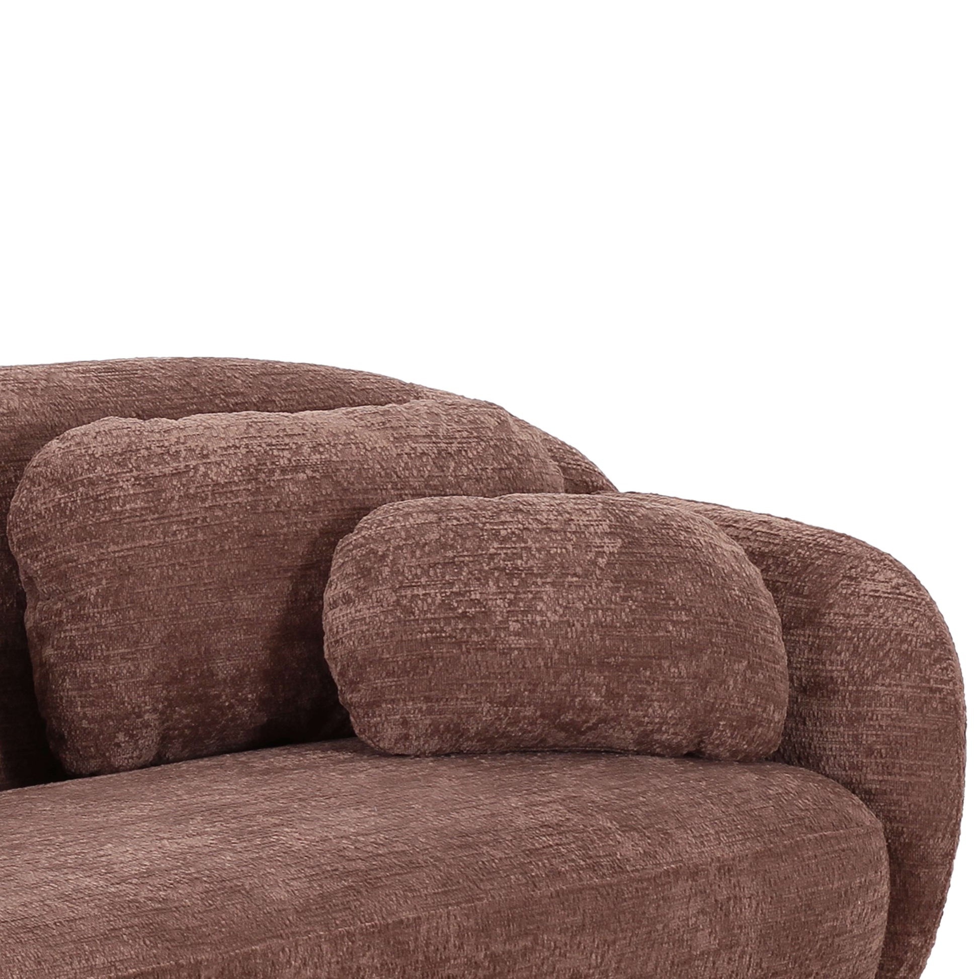 Misty 90" Sofa - Chocolate Brown - Image 3