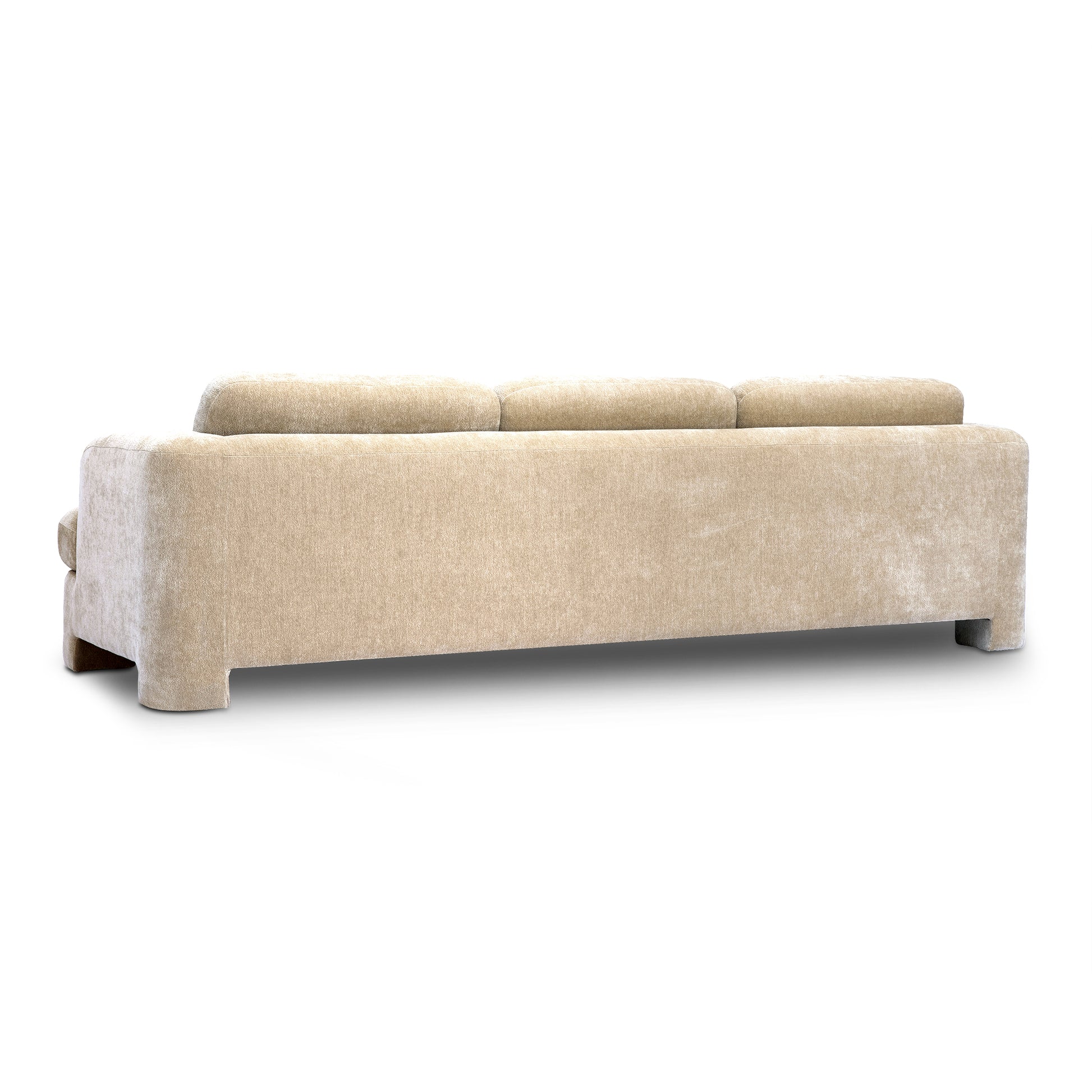 Halsey Textured Fabric Sofa - Tan - Image 4
