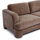 Halsey 102" Textured Fabric Sofa - Brown - Image 4