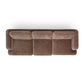 Halsey 102" Textured Fabric Sofa - Brown - Image 6