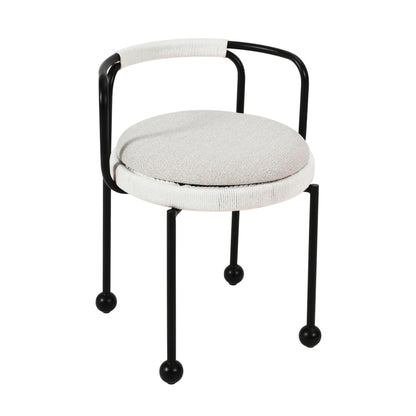 Pansy Cream Outdoor Dining Chair - Default Title - Image 2