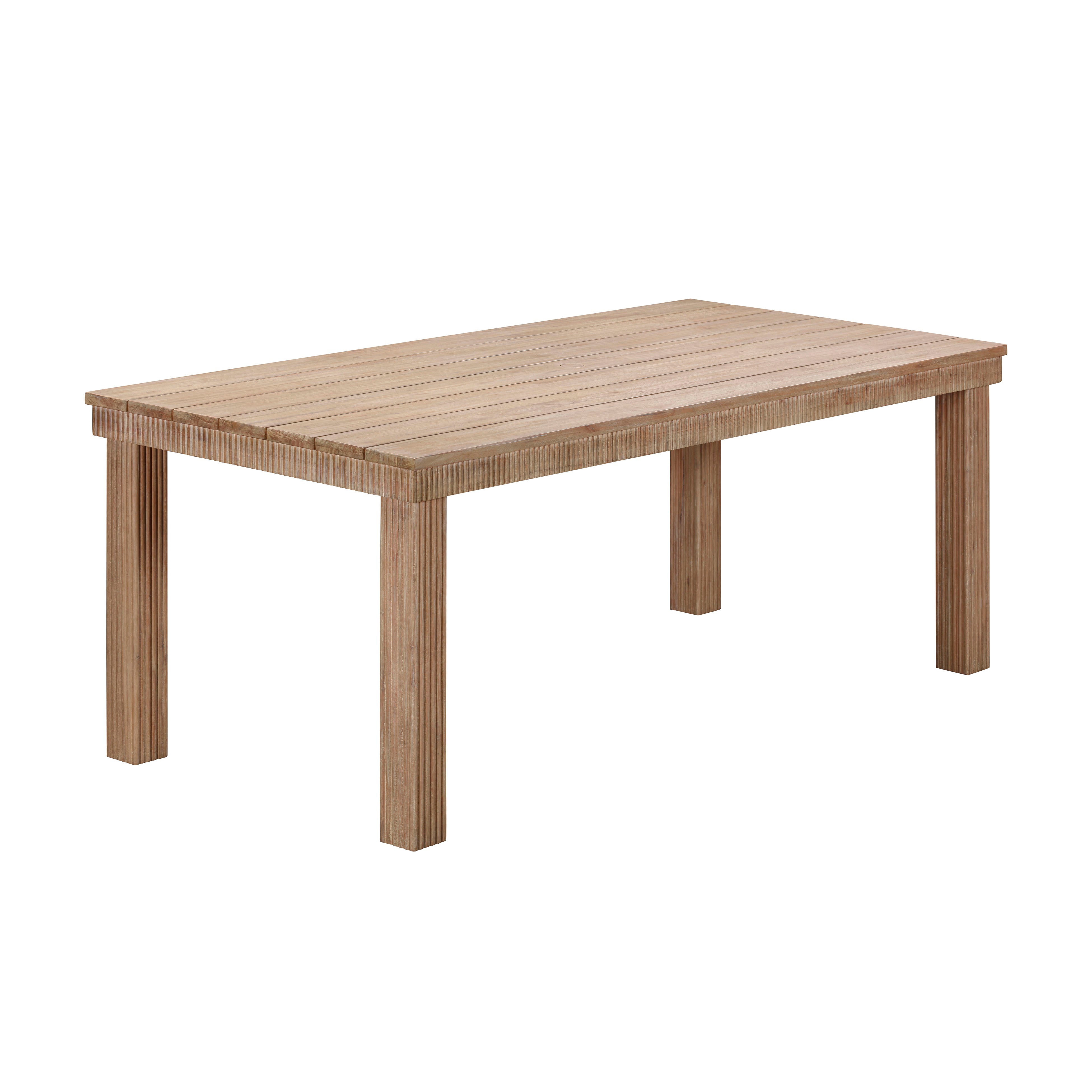 Cassie Natural Outdoor Rectangular Dining Table (75