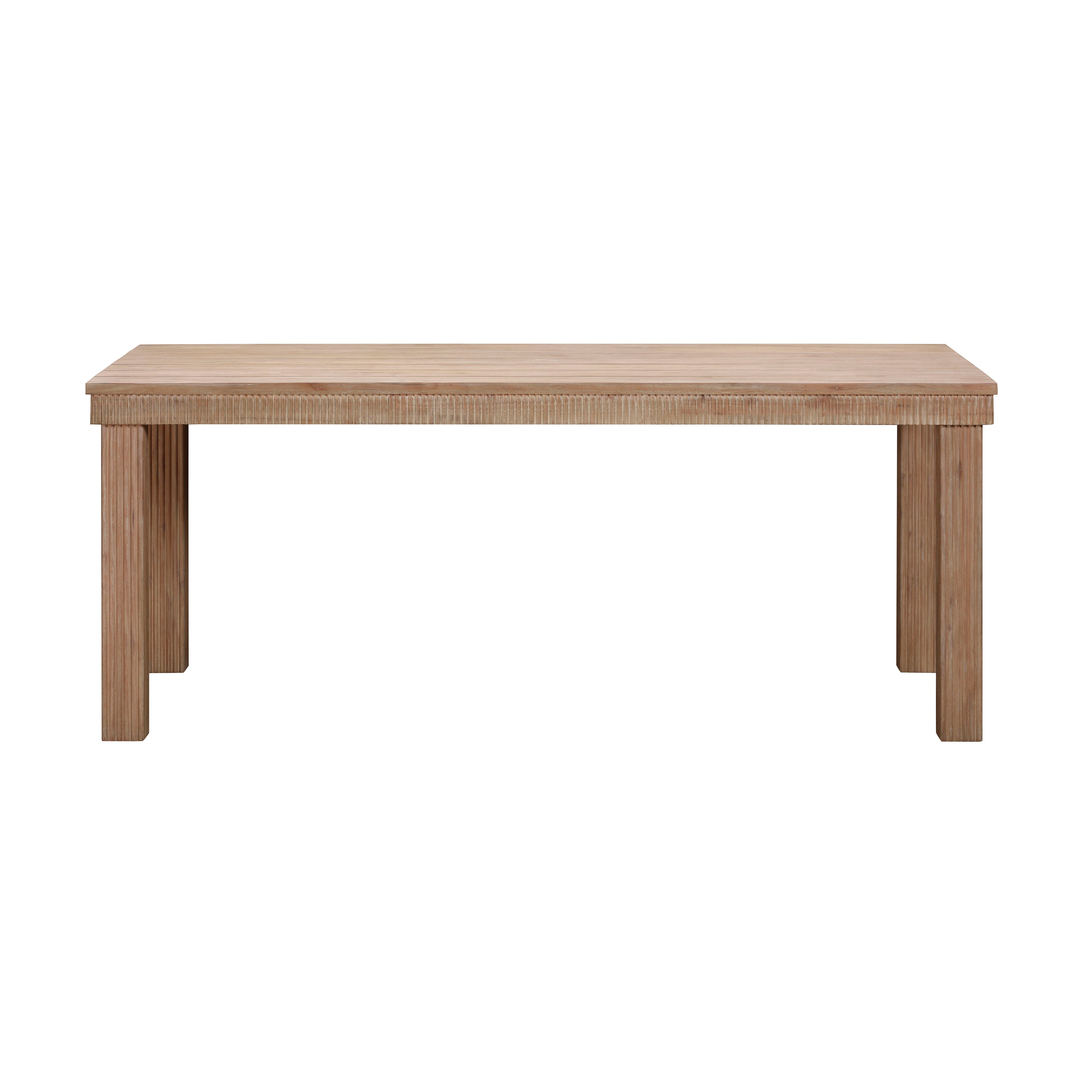 Cassie Natural Outdoor Rectangular Dining Table (75