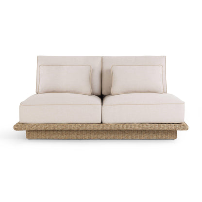 Mora Cream Outdoor Sofa - 65" - Image 1