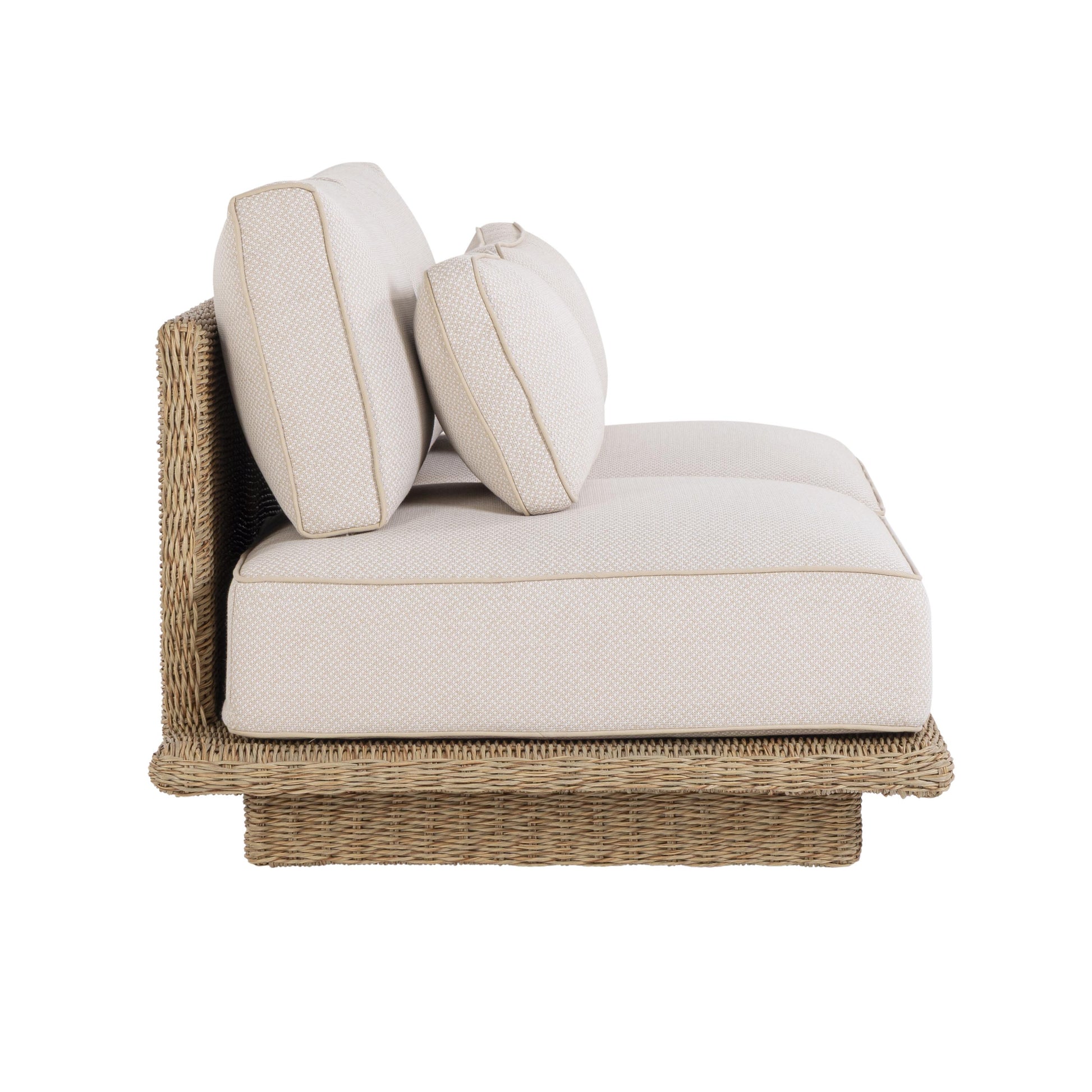 Mora Cream Outdoor Sofa - 65" - Image 3