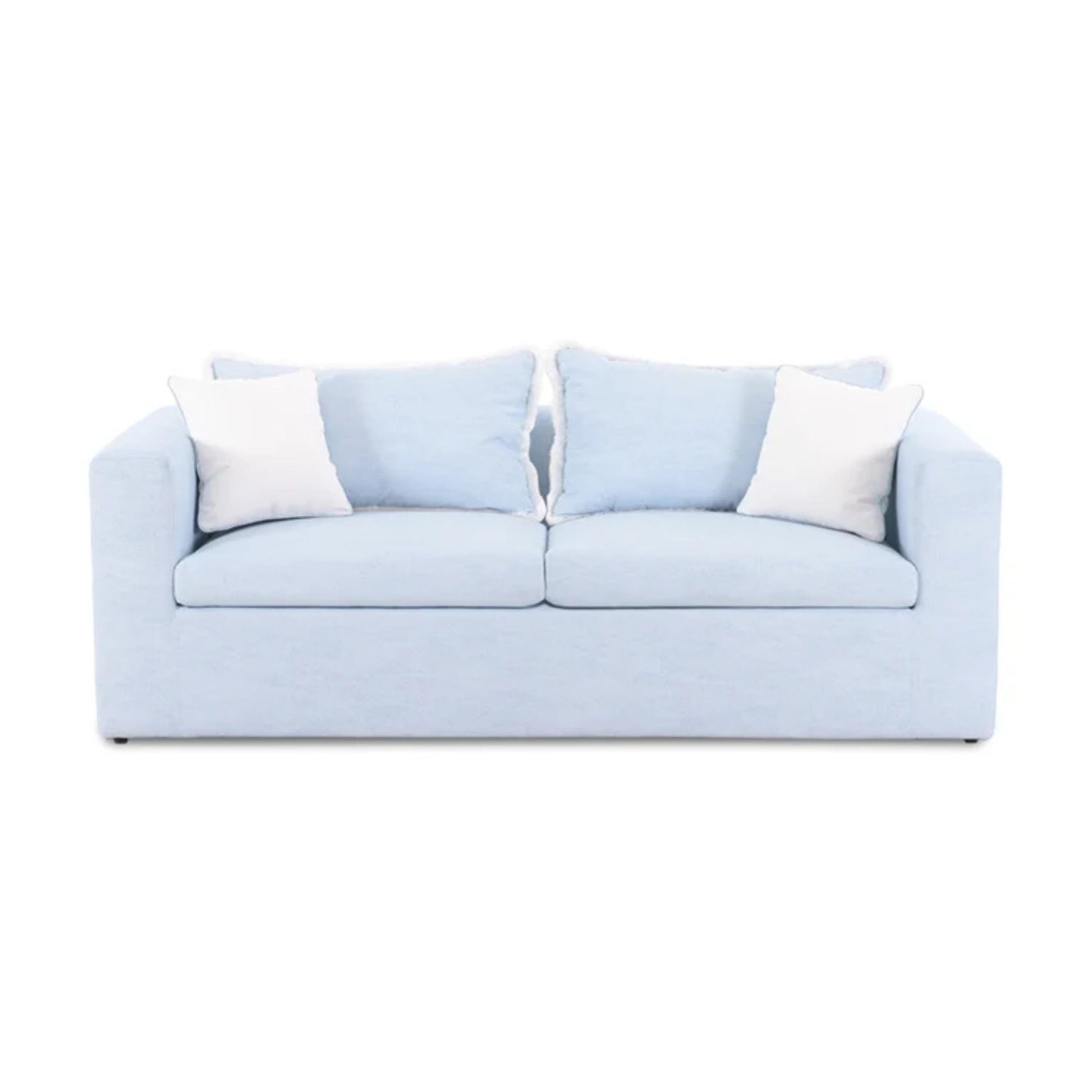 Salty 85" Indoor/Outdoor Sofa - Light Blue - Image 1