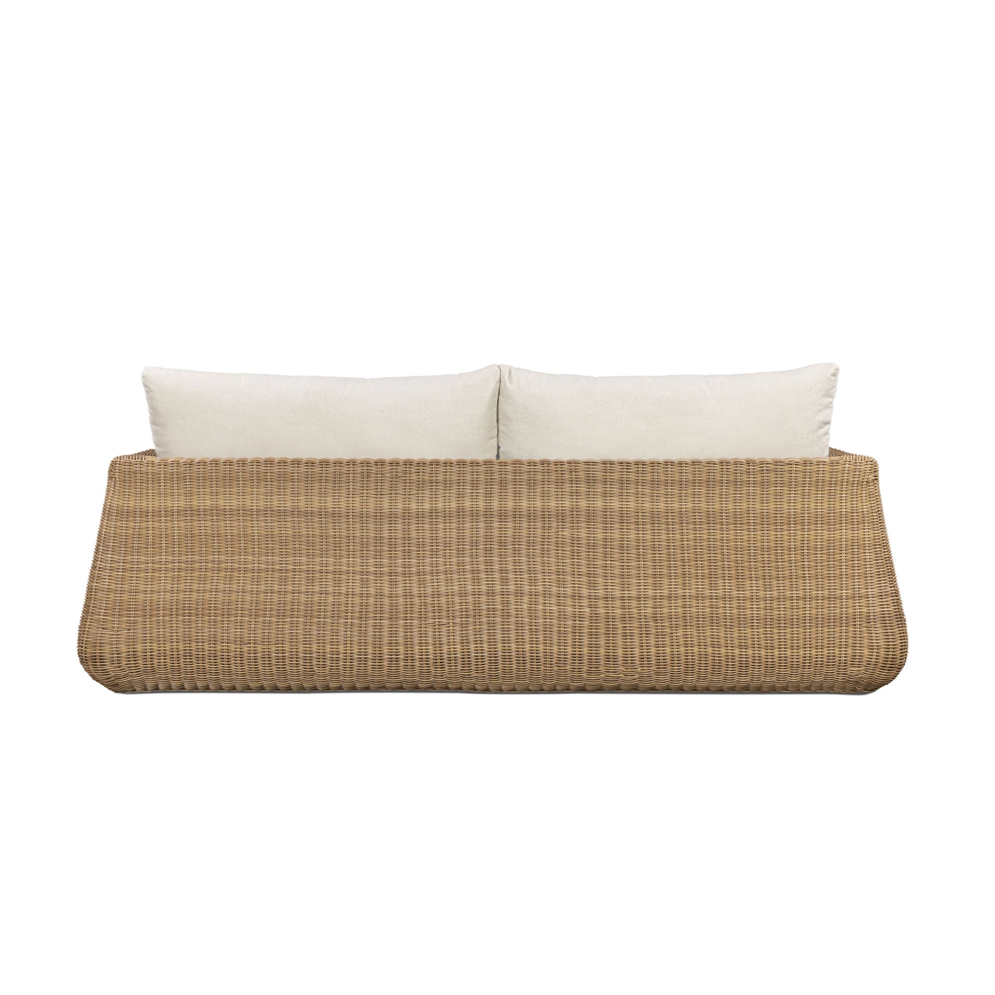 Dana 85" Cream Outdoor Sofa - Image 5