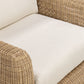 Dana Cream Outdoor Accent Chair - Image 3