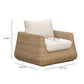 Dana Cream Outdoor Accent Chair - Image 6