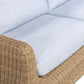 Dana 85" Light Blue Outdoor Sofa - Image 3