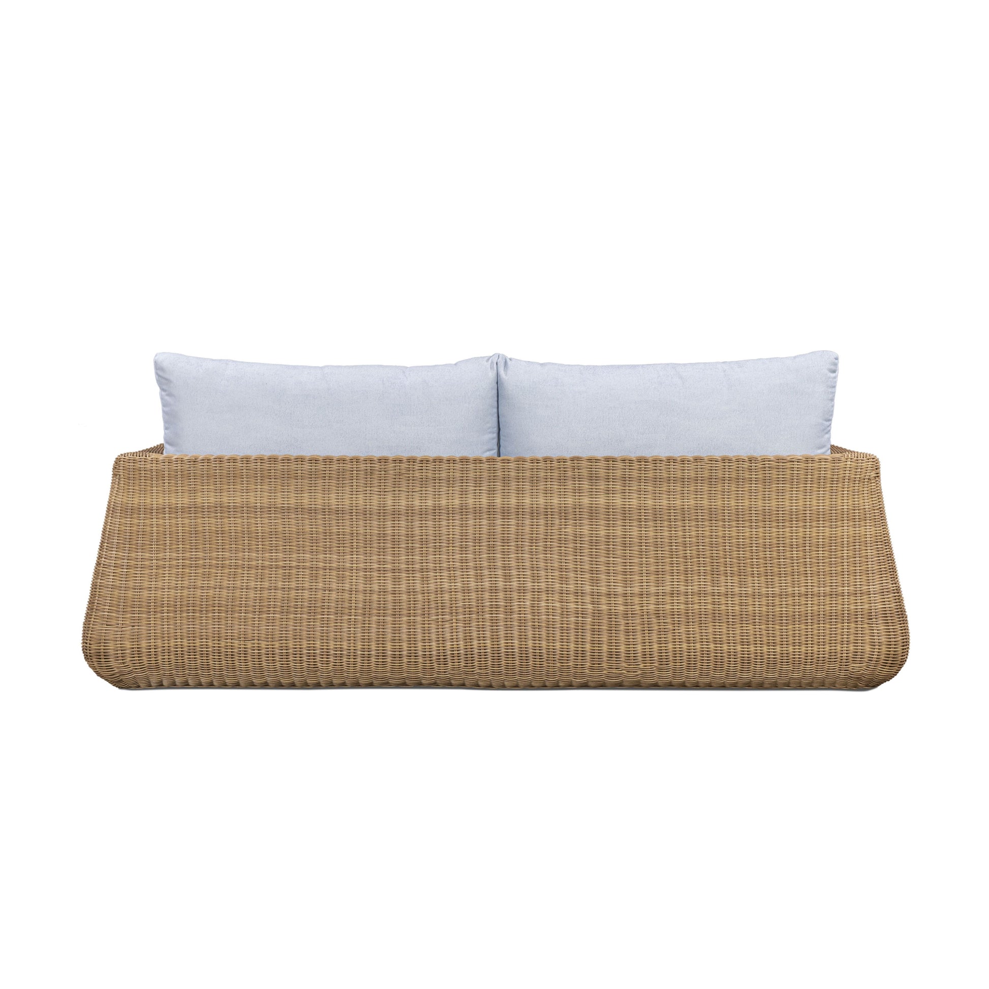 Dana 85" Light Blue Outdoor Sofa - Image 5