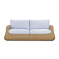 Dana 85" Light Blue Outdoor Sofa - Image 1