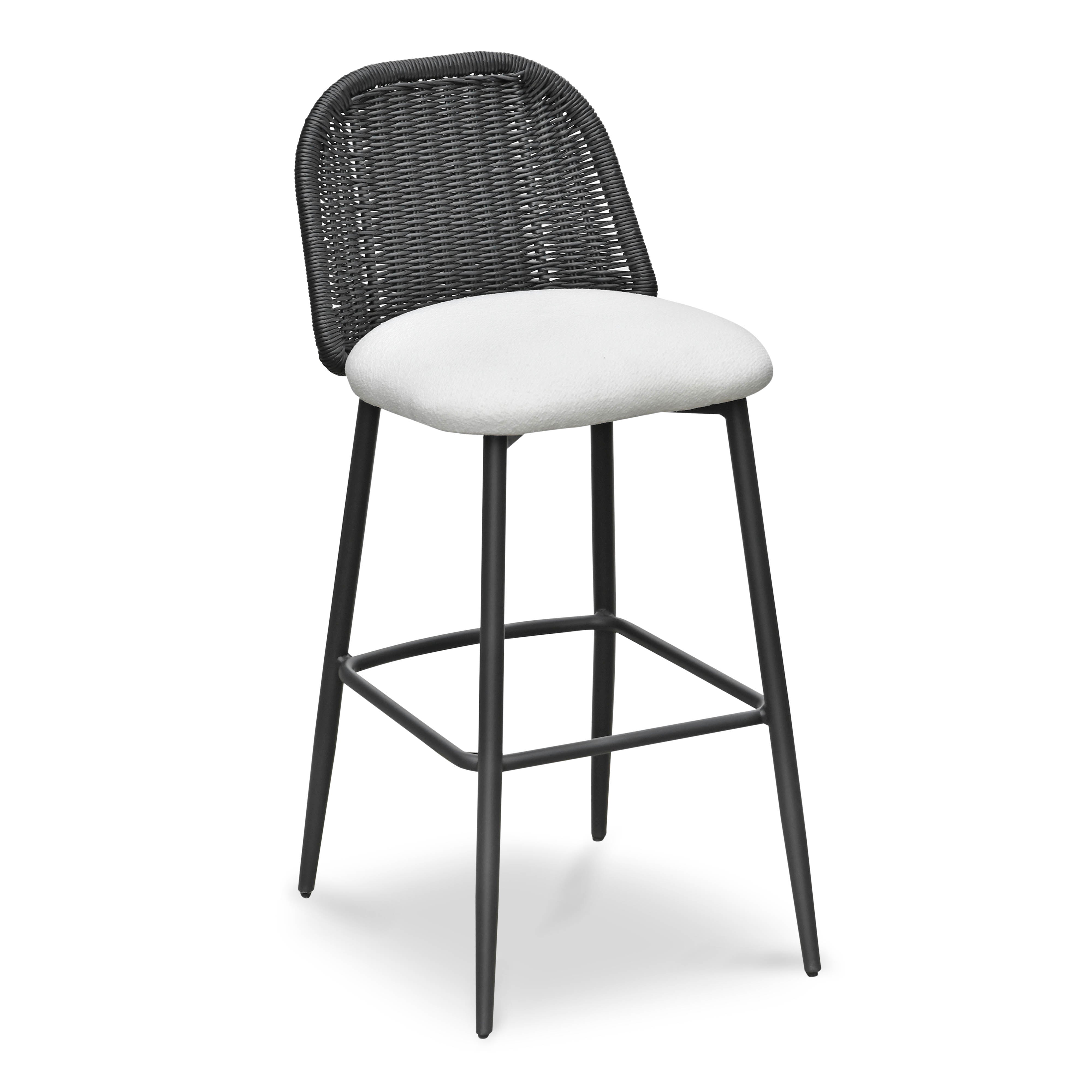 Alexa Performance Fabric Outdoor Stool | TOV Furniture