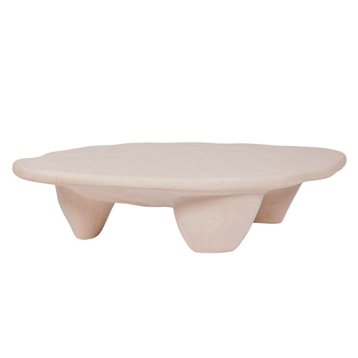 Athen 57" Faux Stone Coffee Table