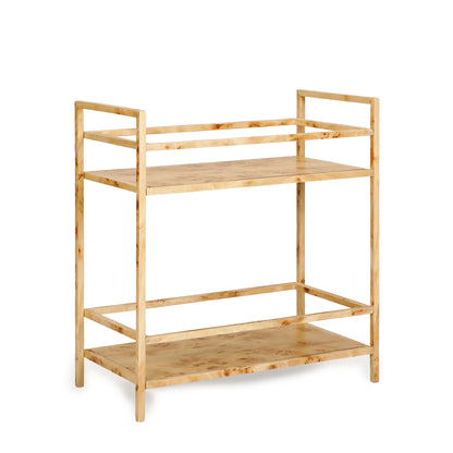 Destin Natural Burl Contract-Grade Bar Cart - Default Title - Image 2