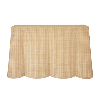 Egan 55" Natural Rattan Console Table - Default Title - Image 2