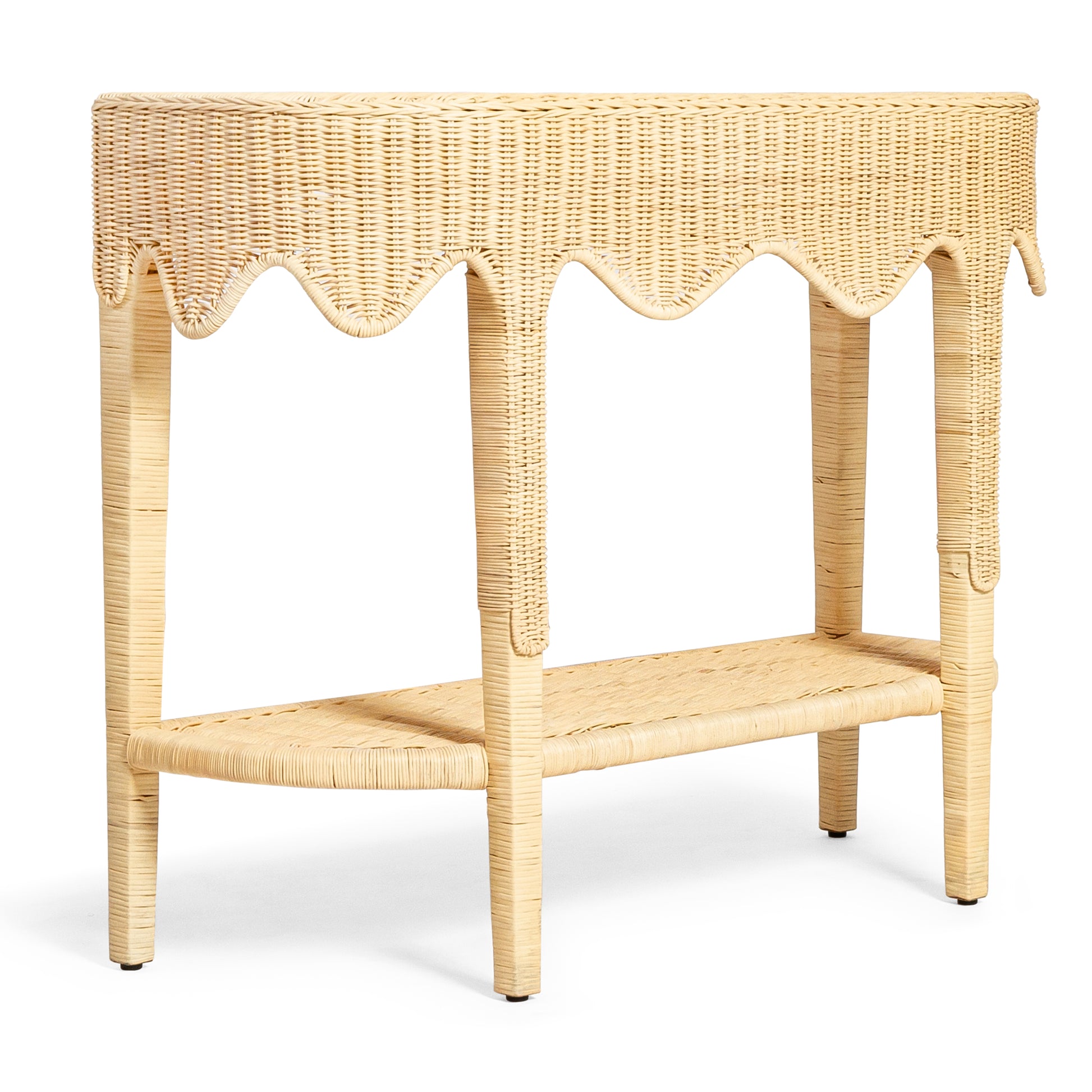 Sally 41" Natural Rattan Console Table - Image 3