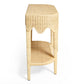 Sally 41" Natural Rattan Console Table - Image 4