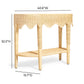 Sally 41" Natural Rattan Console Table - Image 7