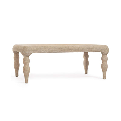 Vicky 49" Natural Woven Seagrass Rectangular Coffee Table - Image 1