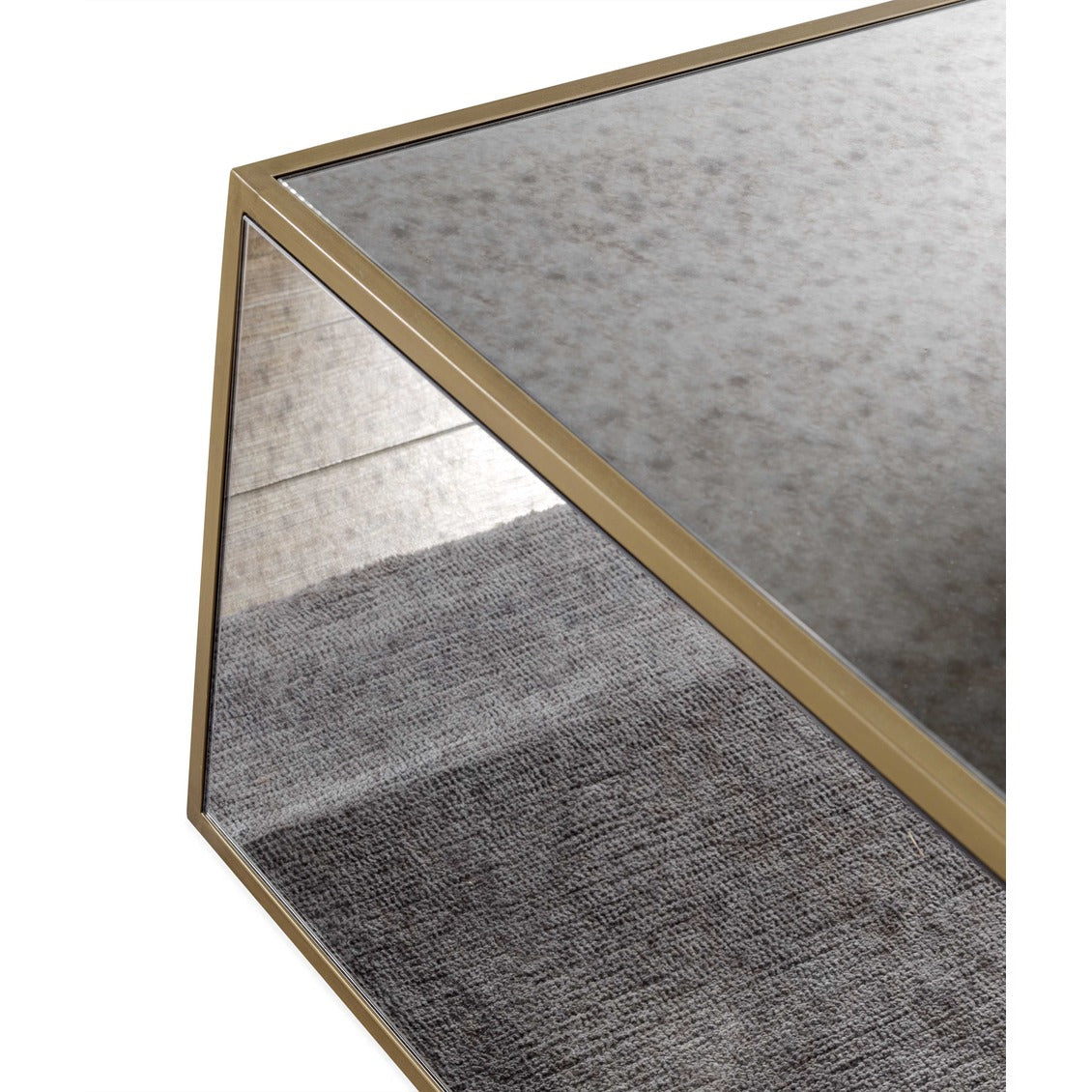 Lana Mirrored Coffee Table (43"-48")