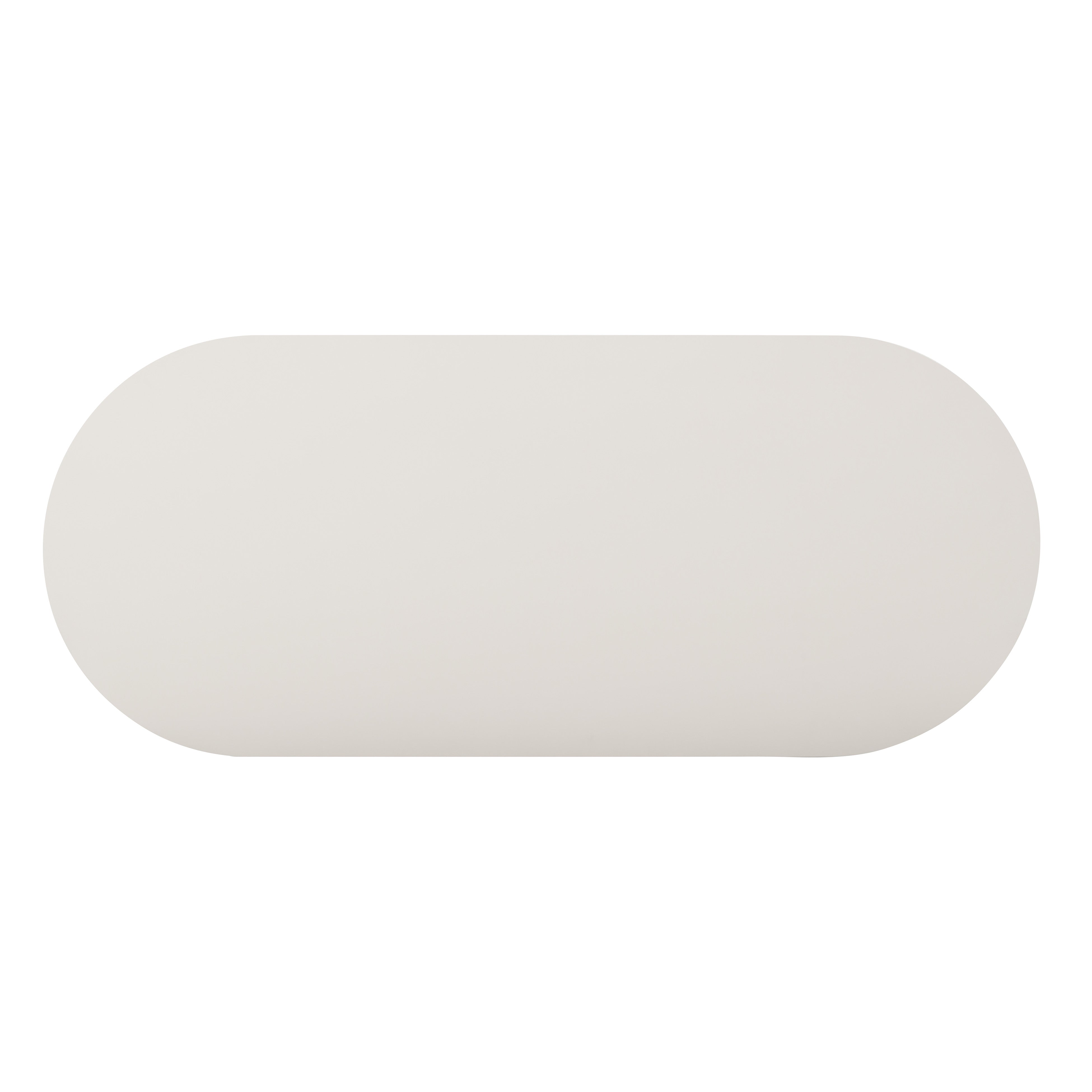 Bella Cream Oval Coffee Table – TOV Furniture
