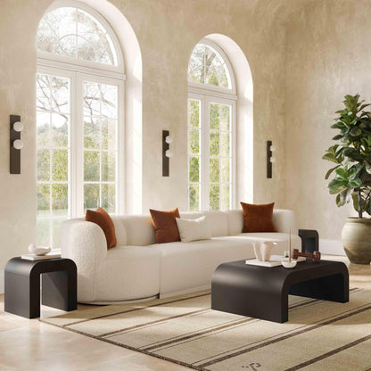Hump 46" Arched Coffee Table - Black - Image 1