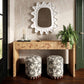 Brandyss 54" Burl Console Table - Natural - Image 2
