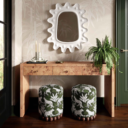 Brandyss 54" Burl Console Table - Honey - Image 1