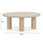 Amora Faux Travertine Indoor/Outdoor Round Accent Table (26"-32") - 32" - Image 7
